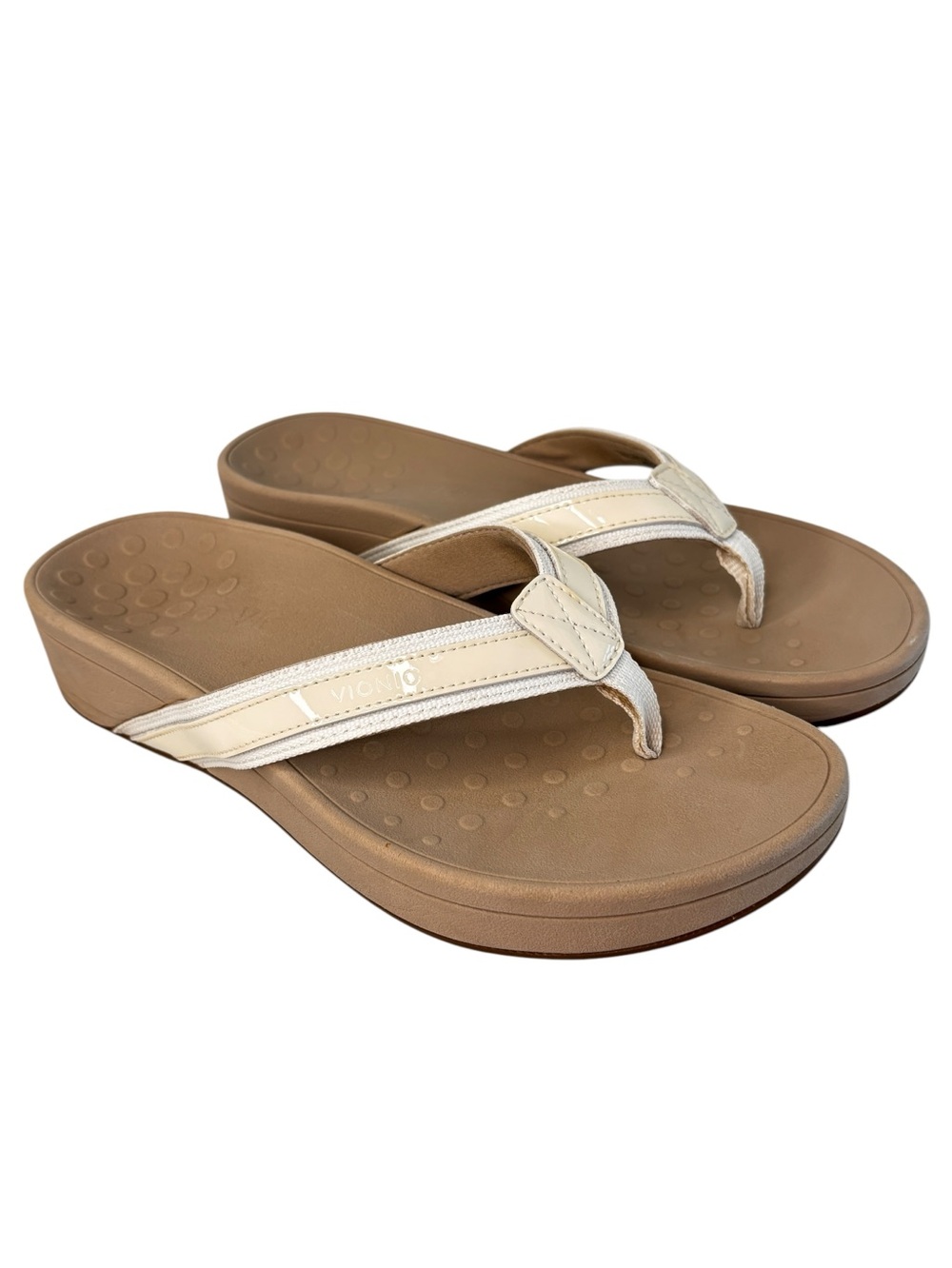 Vionic High Tide Platform Sandals Sz 9 Thong Flip Flop Orthotic Comfort Footbed